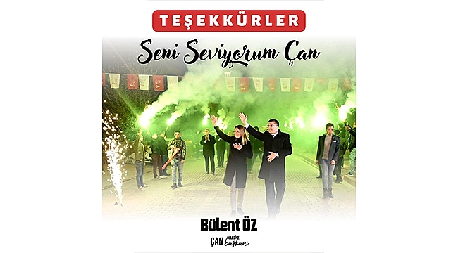 "SENİ SEVİYORUM ÇAN"