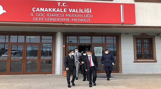 VALİ AKTAŞ'TAN İL GÖÇ İDARESİ MÜDÜRLÜĞÜ GERİ GÖNDERME MERKEZİNE ZİYARET