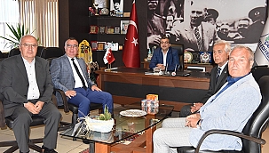 CHP MECLİS ÜYELERİNEDEN BAŞKAN ÖZ'E ZİYARET