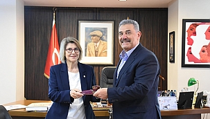 ERSÜMER'DEN BAŞKAN VEKİLİ SARIBAŞ'A ZİYARET