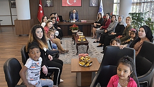 ŞADAN DOĞAN ANAOKULU'NDAN BAŞKAN ERDOĞAN'A ZİYARET