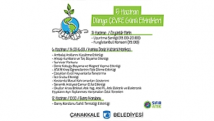 5 HAZİRAN DÜNYA ÇEVRE GÜNÜ ETKİNLİKLERİNDE BULUŞALIM