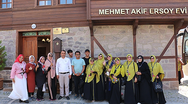BAYRAMİÇ ENDONEZYALILARI AĞIRLADI