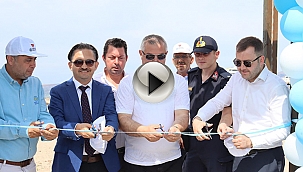 GEYİKLİ'YE MAVİ BAYRAK