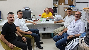 BAŞKAN BORAZAN,HIZ KESMİYOR ZİYARETLERİNE DEVAM EDİYOR