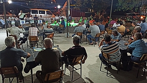 BAŞKAN GÖKHAN ÜRETİCİLERLE BULUŞMAYA DEVAM EDİYOR