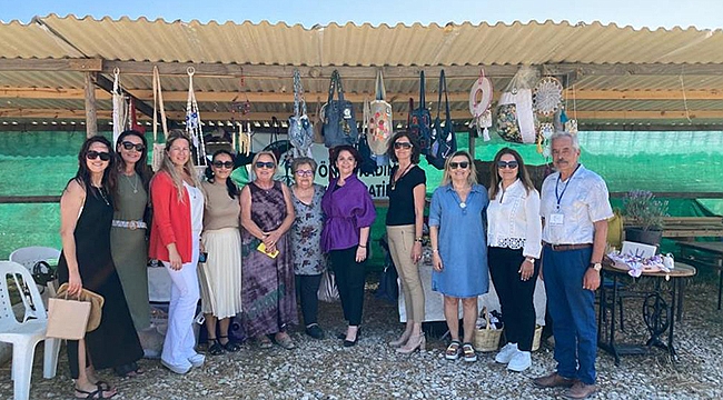TOBB ÇANAKKALE KADIN GİRİŞİMCİLER KURULUNDAN LAVANTA FESTİVALİNE ZİYARET