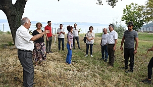 BAŞKAN GÖKHAN GÜZELYALI'DA İNCELEMELERDE BULUNDU