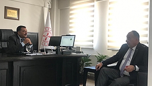 ÇTSO YÖNETİM KURULUNDAN DEFTERDAR DOĞAN ADIGÜZEL'E HAYIRLI OLSUN ZİYARETİ