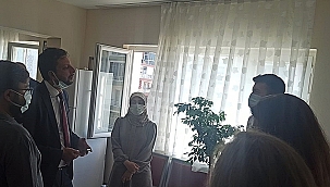 MÜDÜR BAŞTÜRK LAPSEKİ'DE İNCELEMEDE BULUNDU