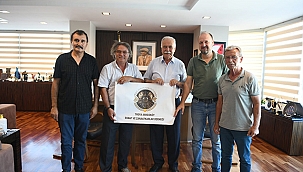 TROYA ARKEOKÖY ESNAF VE ZANAATKARLAR DERNEĞİNDEN BAŞKAN GÖKHAN'A ZİYARET