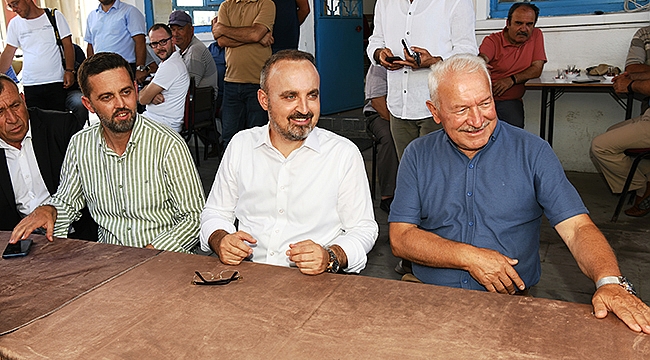 TURAN, LAPSEKİ'DE AÇIKLAMALARDA BULUNDU