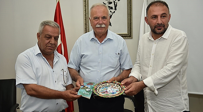 TUŞBA SANAT GENÇLİK SPOR KULÜBÜNDEN BAŞKAN GÖKHAN'A ZİYARET