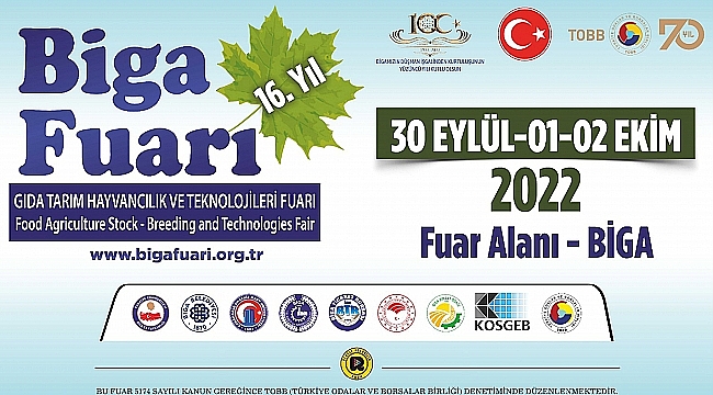 BİGA FUARI İÇİN GERİ SAYIM BAŞLADI