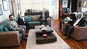 HELAL AKREDİTASYON KURUMU BAŞKANI SOYLU'DAN BAŞKAN GÖKHAN'A ZİYARET