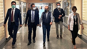 TURAN'DAN HASTANE ZİYARETİ