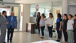 VALİ AKTAŞ LAPSEKİ BELEDİYESİ'Nİ ZİYARET ETTİ