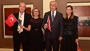 BAŞKAN GÖKHAN CUMHURİYET RESEPSİYONUNA KATILDI