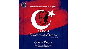 BİGA TSO BAŞKANI ŞADAN DOĞAN CUMHURİYET BAYRAMI'NI KUTLADI