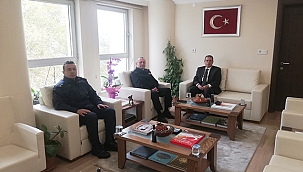 İL JANDARMA KOMUTANINDAN KAYMAKAM GÜRDAL'A ZİYARET