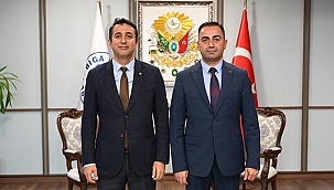 UEDAŞ MÜDÜRÜ BİGA'DA AĞIRLANDI