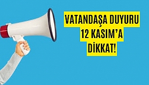 12 KASIM'DA DEPREM TATBİKATI YAPILACAK!