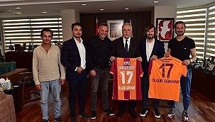 BAŞKAN GÖKHAN KONUKLARINI AĞIRLADI