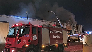 BİGA İTFAİYE EKİPLERİNDEN BURSA'YA DESTEK