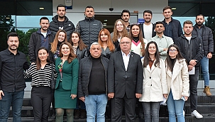 ÇOMÜ ZİRAAT FAKÜLTESİ ÖĞRENCİ TOPLULUĞUNDAN BAŞKANLARA ZİYARET