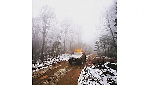 KAZDAĞLARINA MEVSİMİN İLK KARI YAĞDI