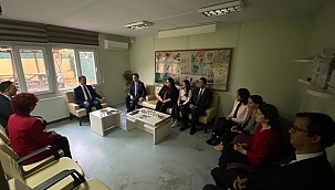 VALİ AKTAŞ, ŞİDDET ÖNLEME VE İZLEME MERKEZİNİ (ŞÖNİM) ZİYARET ETTİ