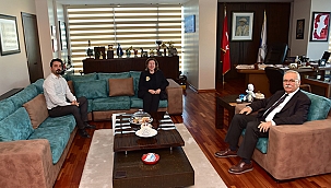 BAŞKAN GÖKHAN KONUKLARINI AĞIRLAMAYA DEVAM EDİYOR