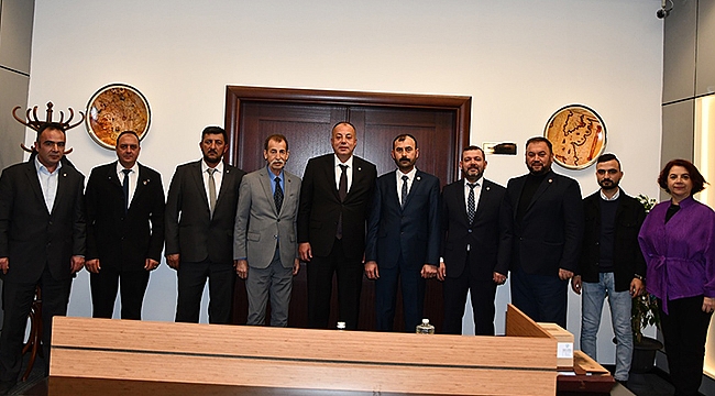 BÜYÜK BİRLİK PARTİSİ ÇANAKKALE İL BAŞKANLIĞINDAN ÇTSO YÖNETİM KURULUNA ZİYARET