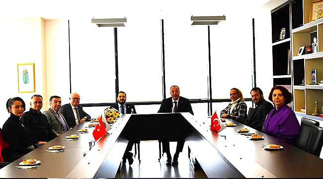 GELECEK PARTİSİ ÇANAKKALE İL BAŞKANLIĞINDAN ÇTSO YÖNETİM KURULUNA ZİYARET