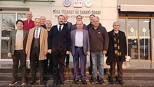 İYİ PARTİ HEYETİNDEN BİGA TSO'YA ZİYARET