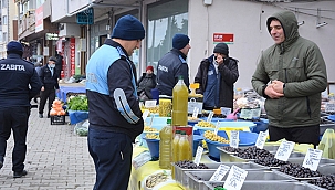 PAZARDA FİYAT ETİKETLERİ DENETLENDİ