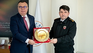 ALBAY MUSTAFA ÇAKIR BAŞKAN ARSLAN'I ZİYARET ETTİ