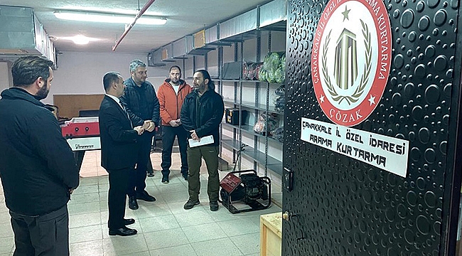 VALİ AKTAŞ, (ÇÖZAK) EKİBİNİ ZİYARET ETTİ
