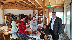 BAŞKAN BAYRAM'DAN DEPREMZEDELERE ZİYARET