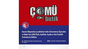 ÇOMÜ BUTİK BÜNYESİNDE 'KARA GÜN DOSTU' PROJESİ SÜRÜYOR