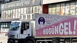 LAPSEKİ'DE ÜCRETSİZ KANSER TARAMASI YAPILIYOR