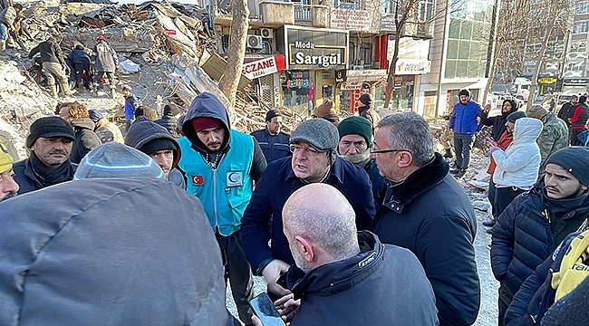 MUHARREM ERKEK, DEPREM BÖLGESİNDE