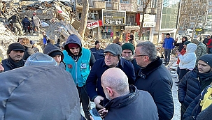 MUHARREM ERKEK, DEPREM BÖLGESİNDE