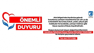 ÖNEMLİ DUYURU!