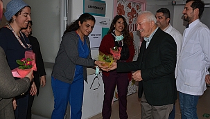 BAŞKAN YILMAZ SAĞLIK ÇALIŞANLARININ GÜNÜNÜ KUTLADI