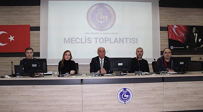 BİGA TSO 2023 MART AYI MECLİS TOPLANTISINI YAPTI