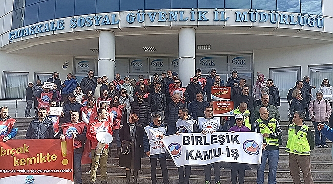 SGK ÇALIŞANLARI İŞ BIRAKTI