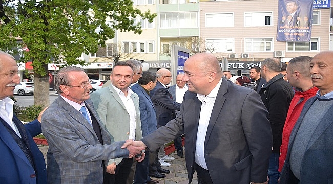 AK PARTİ ÇAN İLÇE TEŞKİLATI MENDERES PARKI'NDA BAYRAMLAŞTI