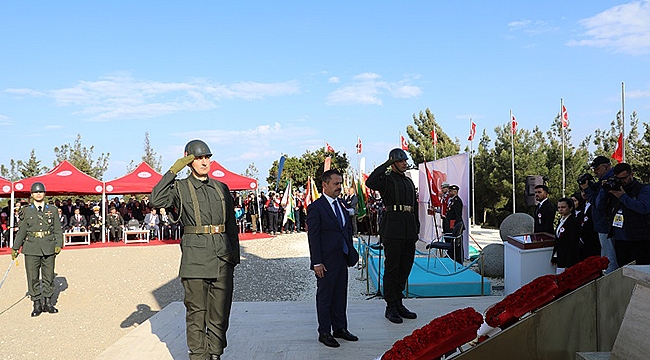 CONKBAYIRI'NDA TEMSİLİ 57. ALAY SANCAĞI DEVİR TESLİM TÖRENİ GERÇEKLEŞTİRİLDİ