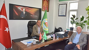 BAŞKAN YILMAZ'DAN BAŞKAN SEVİM'E ZİYARET